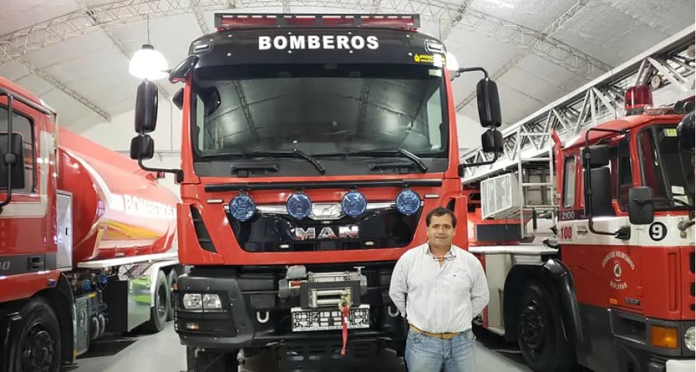 Jorge García es el nuevo jefe de Bomberos Voluntarios