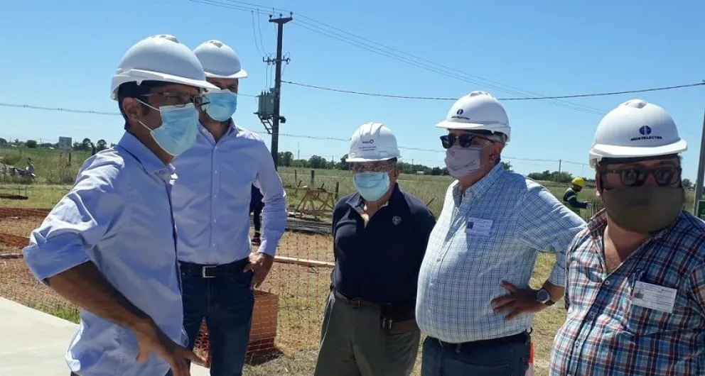 Pisano y Bucca anunciaron la reanudación de la obra para la Línea 132 con fuertes críticas a Cambiemos