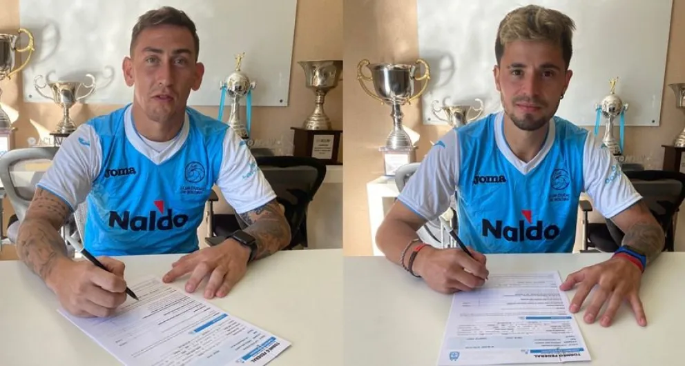 El Club Ciudad de Bolívar confirmó la incorporación de Federico Guerra y Matías Rojo