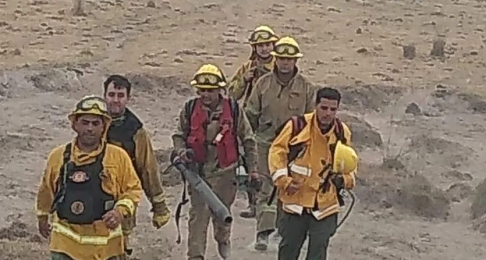 Franco Rojas, brigadista en Corrientes: “Es muy triste ver todo lo que se quema y la desolación que queda”