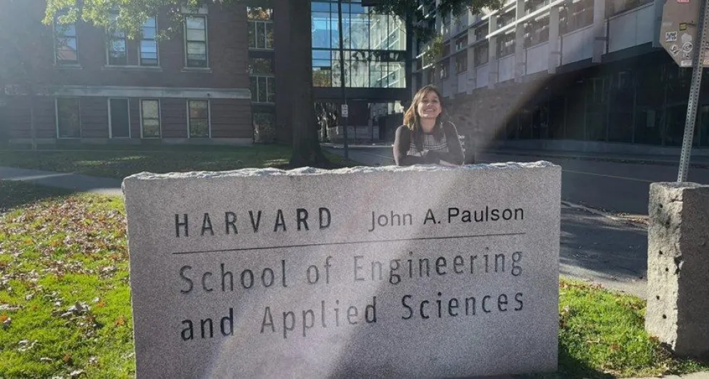 Joven ingeniera recibida en la UNLP se abre paso en la Universidad de Harvard