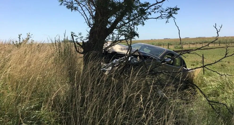 Tres vecinos de Bolívar se accidentaron en un camino rural del partido de Tapalqué