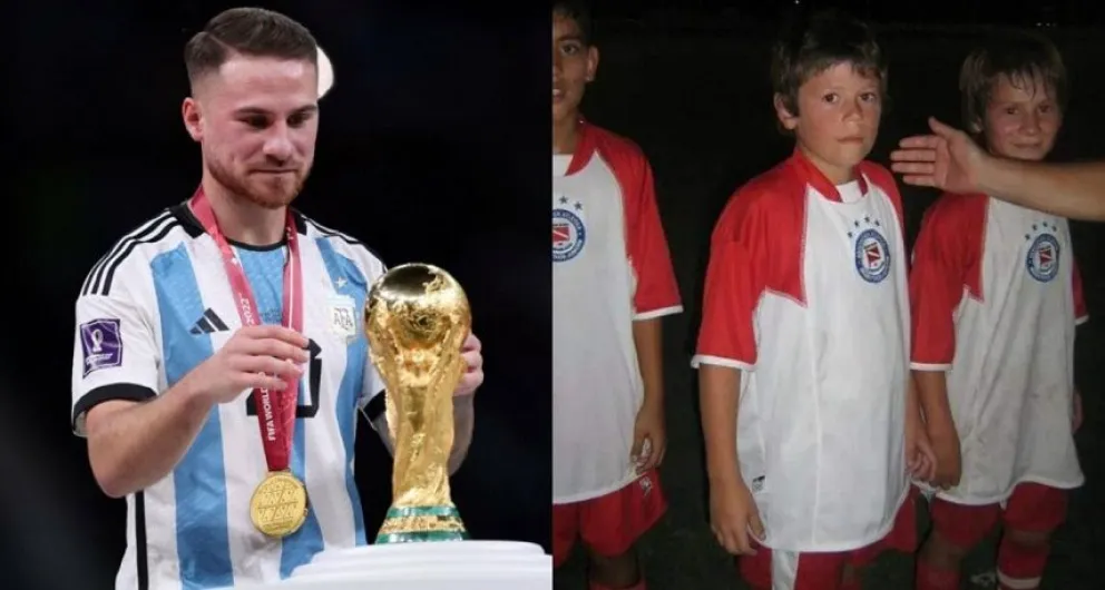 Un campeón del mundo en Bolívar: el día que Alexis Mac Allister se hospedó en la casa de un jugador de Independiente