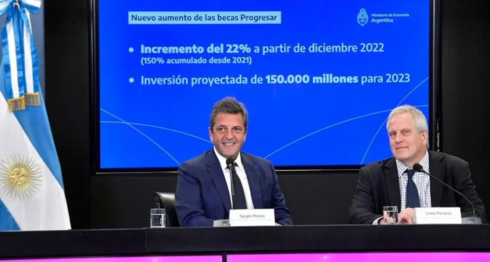 El Gobierno anunció un aumento del 22% para las becas Progresar