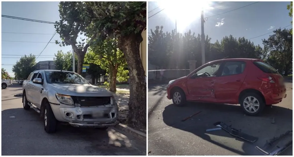 Una mujer fue hospitalizada tras un choque en San Martín y Paso