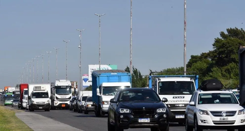 Recambio turístico: se registró una alta afluencia de tránsito en las rutas bonaerenses
