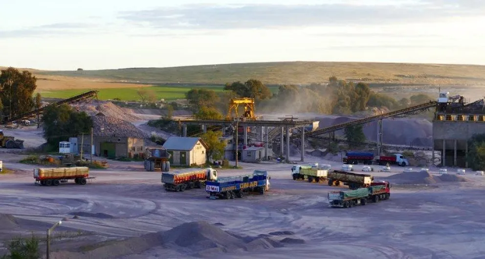 La producción minera en la provincia de Buenos Aires fue la más alta de los últimos siete años