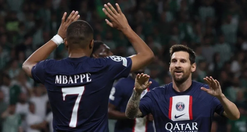 Lionel Messi y Kylian Mbappe vuelven a compartir cancha después de la final de la Copa del Mundo