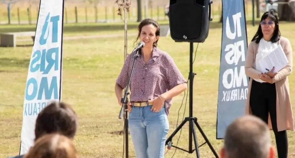 La pirovarense Floreana Nieto quedó al frente de la oficina de Turismo de Daireaux
