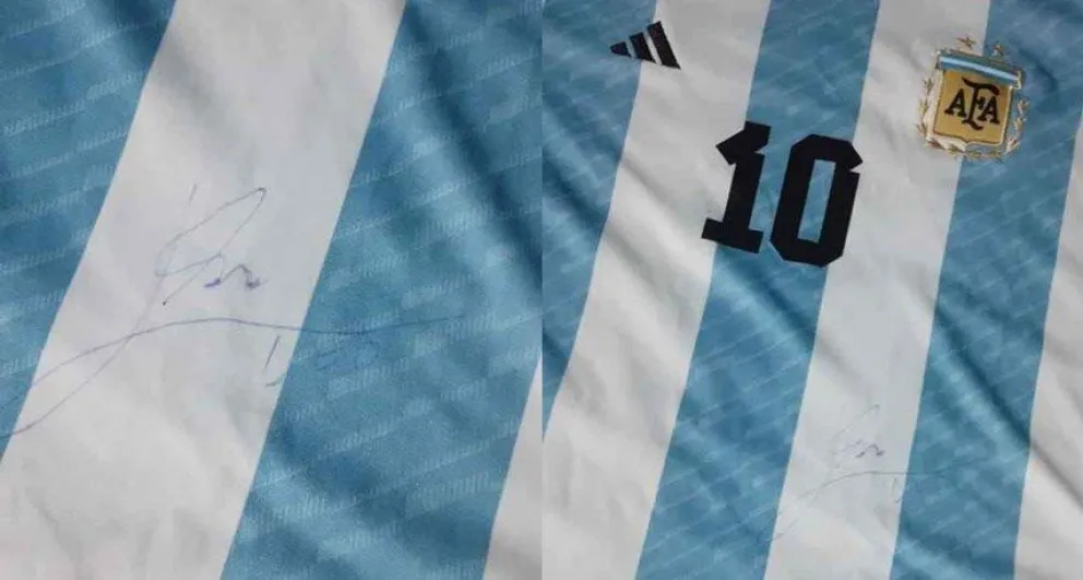 Permutan por un auto la camiseta de Argentina firmada por Messi: las reacciones en las redes