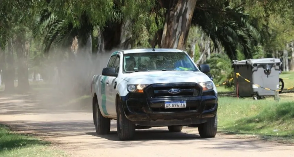 Continúa la campaña de pulverización en el Partido de Bolívar