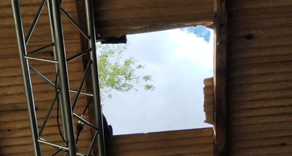 Falleció el hombre que se accidentó trabajando en el techo de un bar