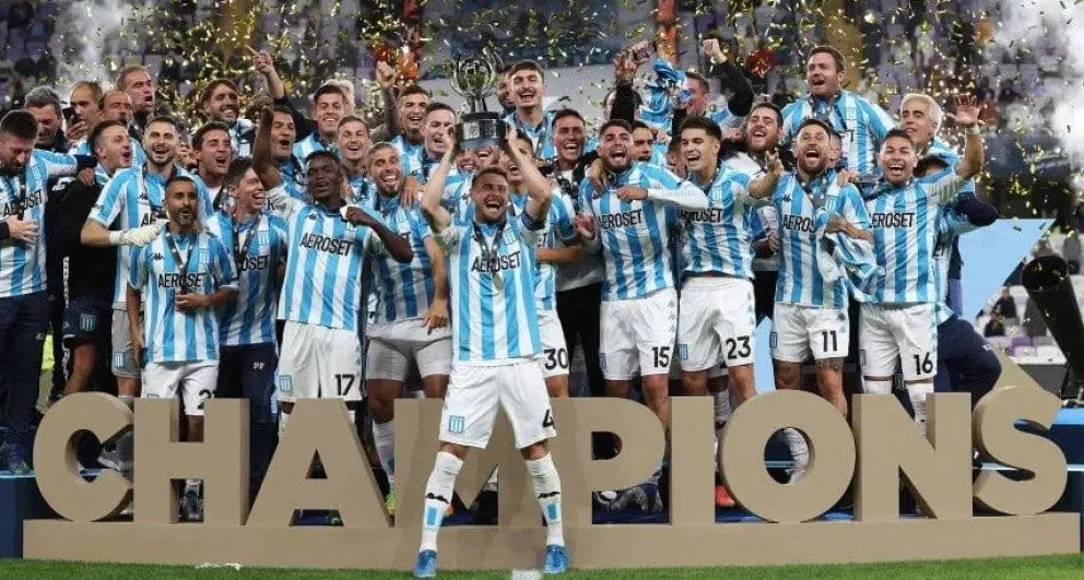 Racing venció a Boca y se quedó con la Supercopa Internacional