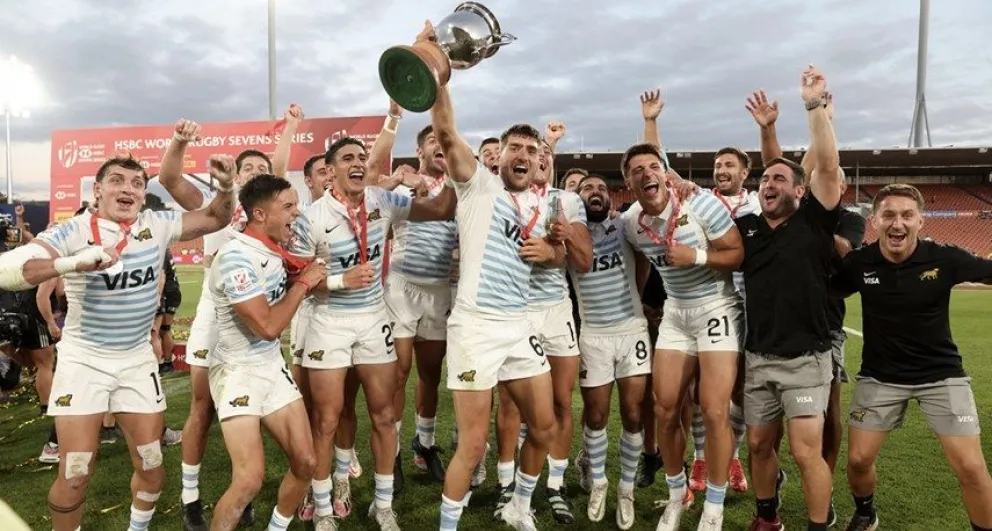 Los Pumas coronaron el Seven de Hamilton con una victoria épica ante los All Blacks