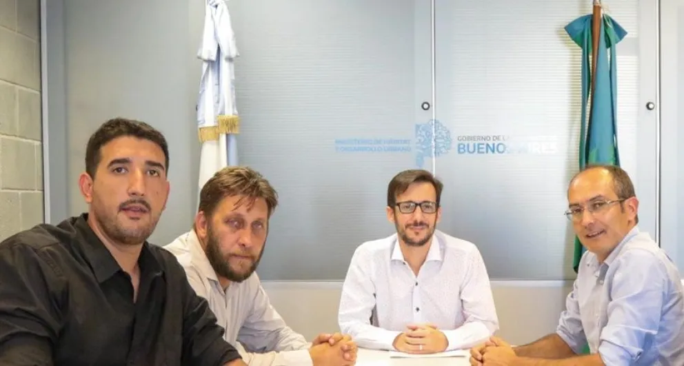 Se concretó una nueva gestión para la construcción de viviendas para Bolívar y Urdampilleta