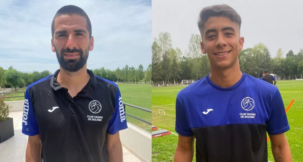 Ciudad se refuerza con dos jugadores de la Liga de Bolívar: Franco Irusta y Dante Zona se visten de celeste
