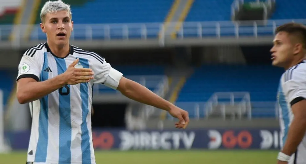 Argentina le ganó a Perú y llega con chances a la última fecha del Sudamericano Sub 20