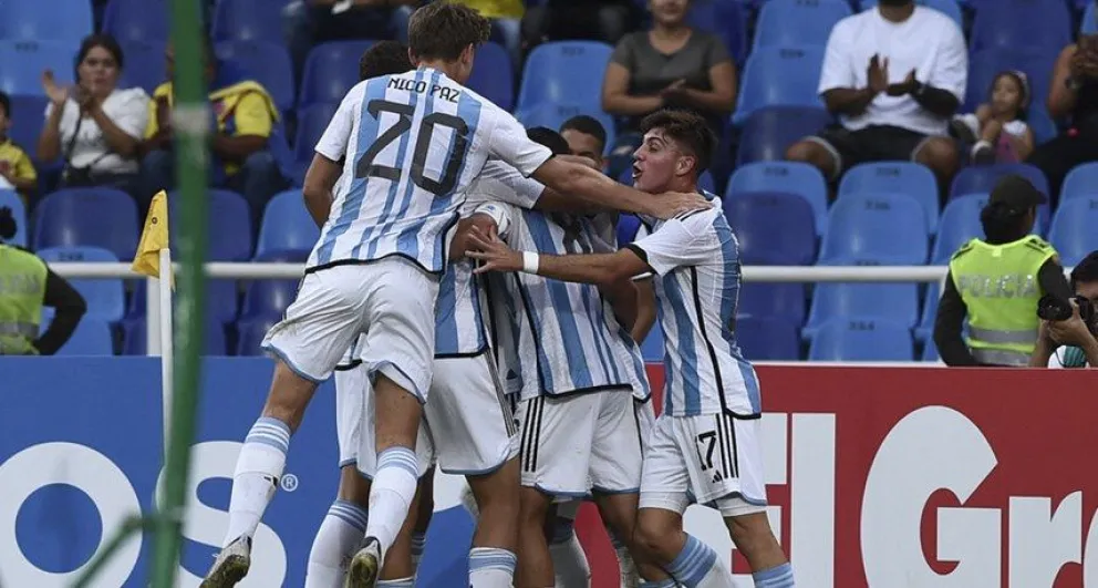 Sudamericano Sub 20: Argentina enfrenta a Colombia con la obligación de ganar para clasificar