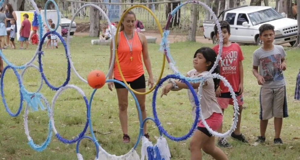 Se realizó el cierre de las Escuelas Abiertas de Verano en el parque Las Acollaradas