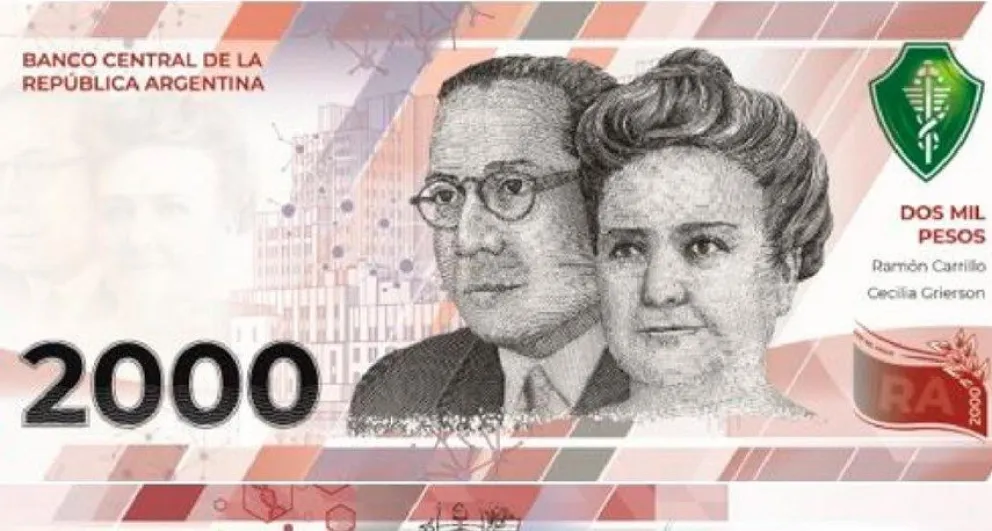 El Banco Central aprobó la emisión de un nuevo billete de $2.000