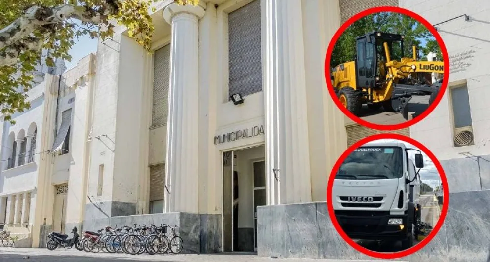 El municipio invertirá $80 millones en una barredora y una motoniveladora