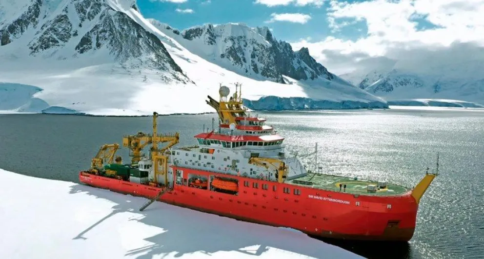 Detectaron un buque británico que navegó ilegalmente por aguas argentinas