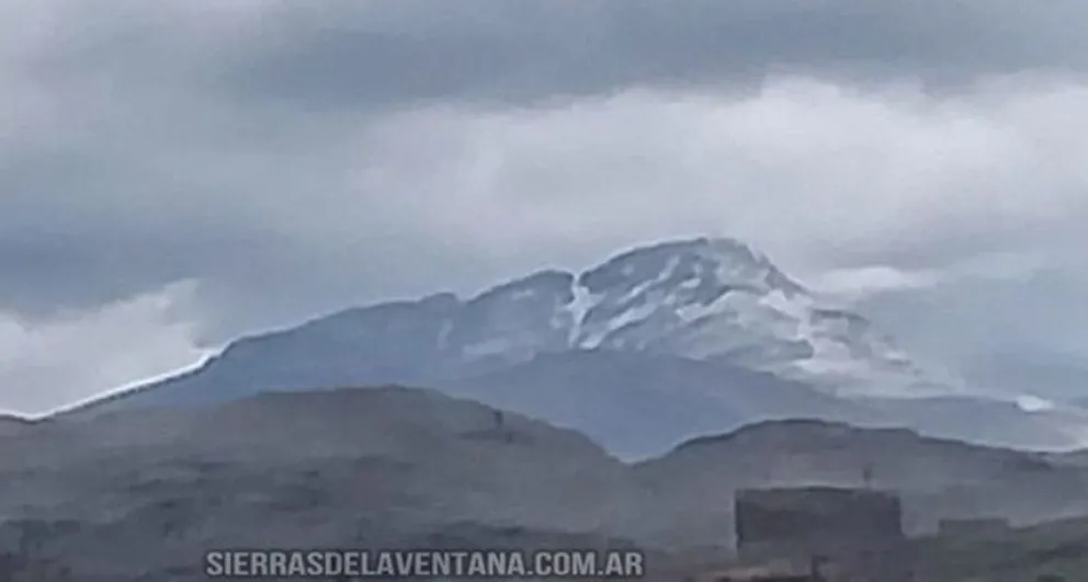 Sin antecedentes históricos conocidos: en pleno febrero nevó en Sierra de la Ventana