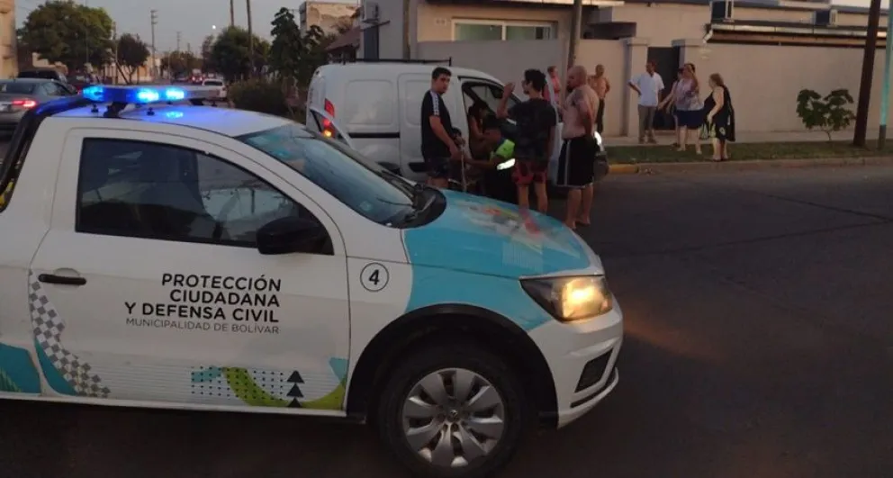 Dos personas hospitalizadas tras un choque en Viamonte y Rebución