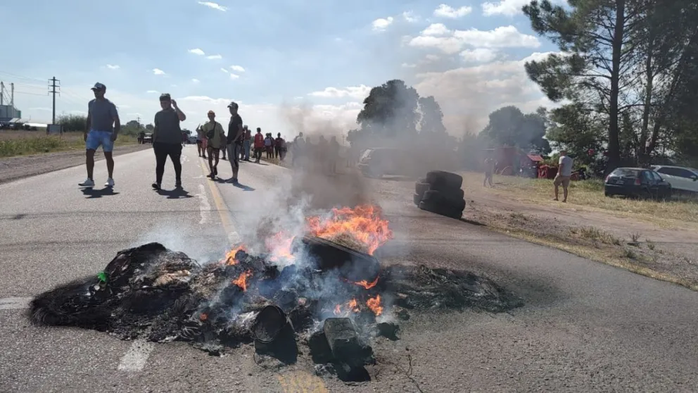 Manifestación en Ruta 226 por los cortes de energía