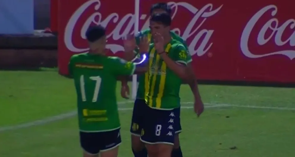 Manuel Panaro participó del tercer gol de la victoria de Aldosivi ante Mitre 