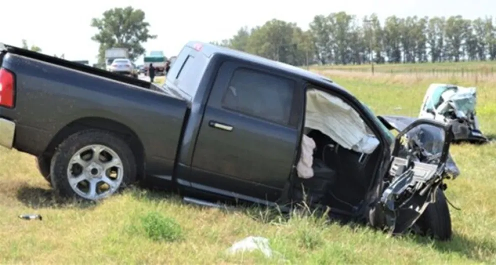 Uno de los hijos de Ramón Díaz se accidentó cerca de 9 de Julio y murió su esposa