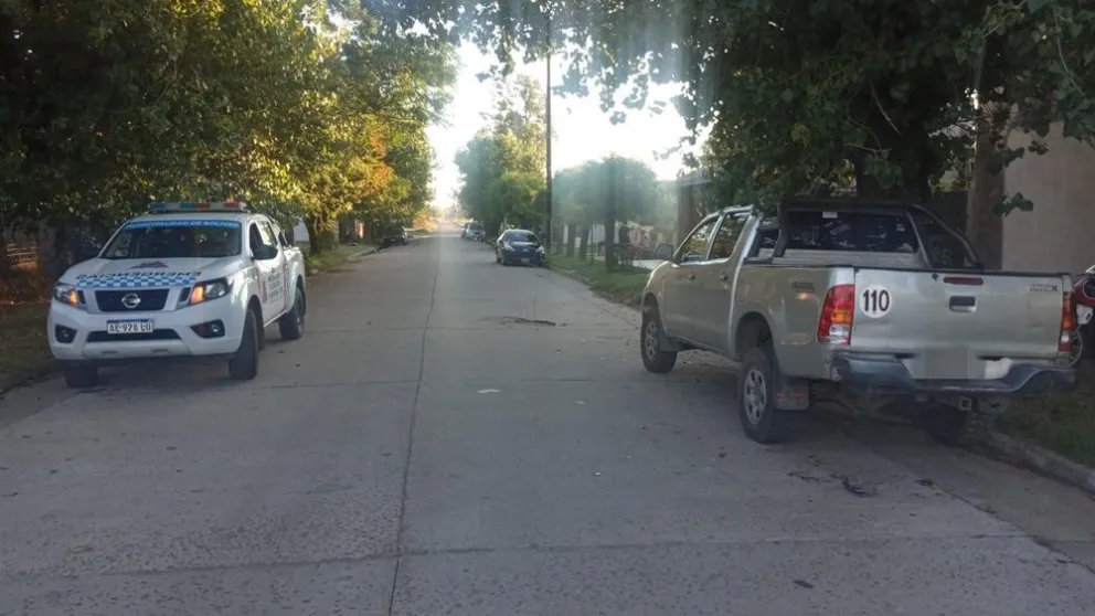 Mujer hospitalizada tras un accidente en barrio Villa Diamante