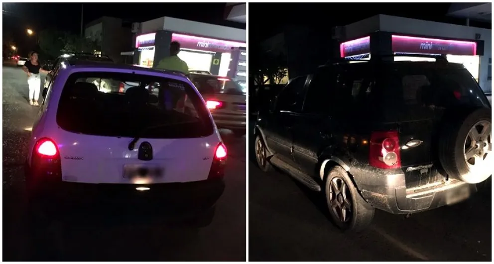 Un auto y una camioneta colisionaron en avenida Brown y Urquiza