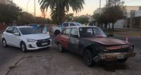 Dos vehículos colisionaron en avenida Venezuela y Azcuénaga