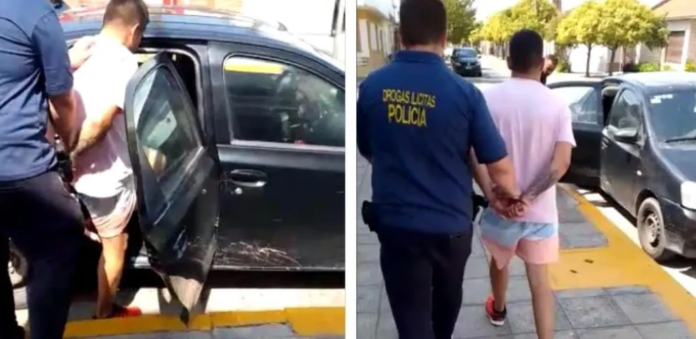 Allanaron su domicilio y lo detuvieron con cocaína, armas y medio millón de pesos