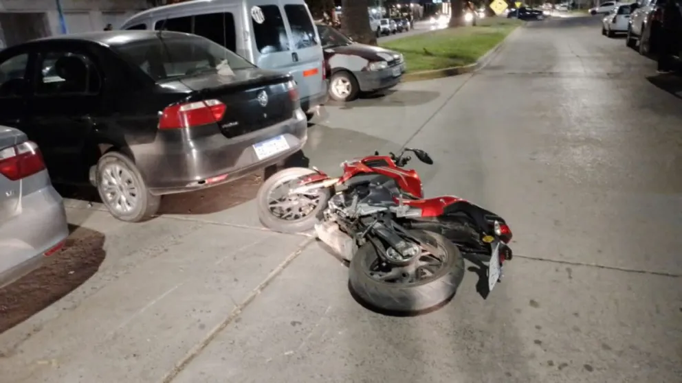 Motociclista hospitalizado tras colisión en avenida Venezuela 
