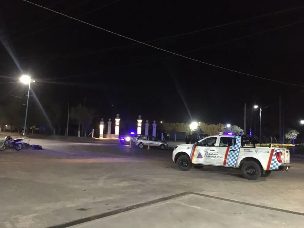 Un motociclista hospitalizado tras una colisión en avenida Mariano Unzué