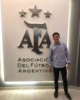 Lucas Burgos se convirtió en árbitro oficial de AFA: "Es un sueño que vengo persiguiendo"