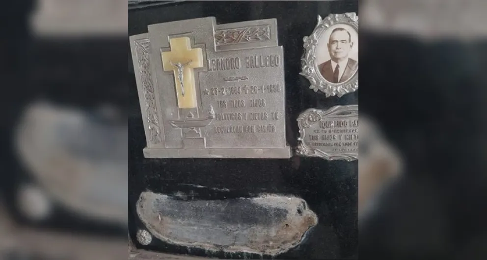 Una vecina descubrió que faltan elementos de los nichos del cementerio: "Es lo último que nos podía pasar"