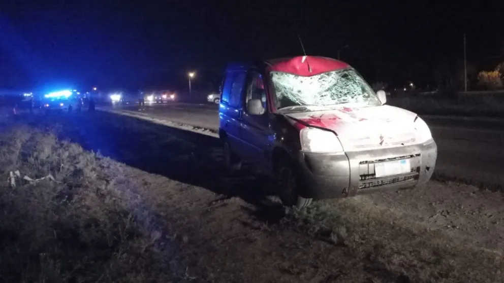 Un ciclista resultó hospitalizado tras una colisión en Ruta 226