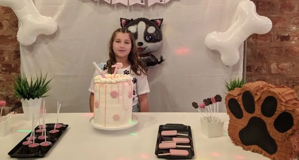 La particular temática que eligió una niña para celebrar su cumpleaños: "Mi sueño es que los perritos tengan familia"
