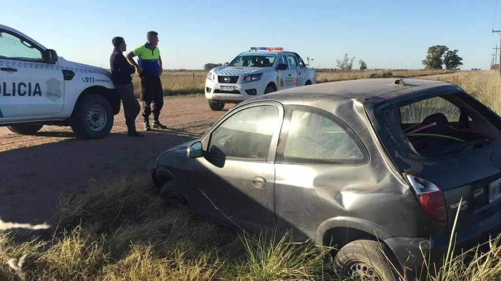 Se registró un accidente vehicular en cercanías de la bajada de Paula