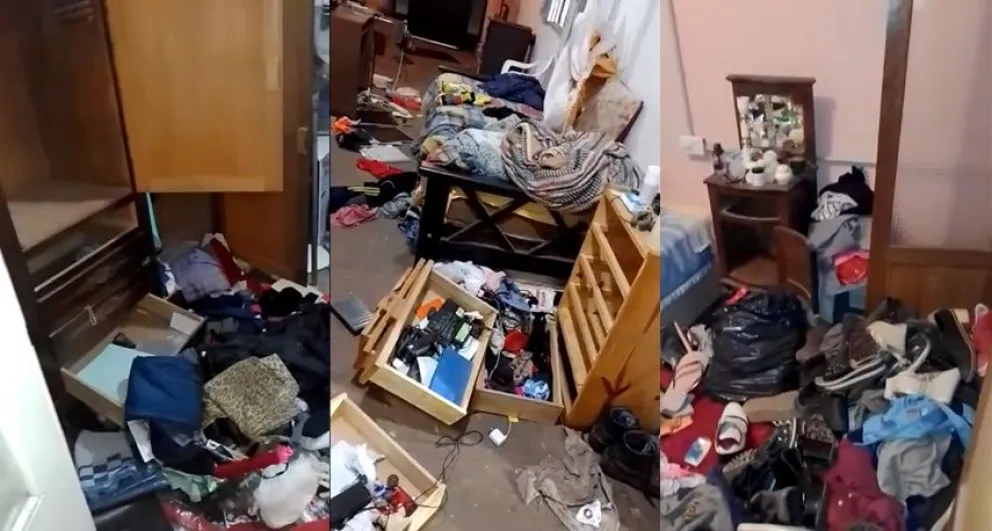 Entraron a robar en su casa y mostró cómo la encontraron al llegar: "Se llevaron cosas con mucho valor sentimental"