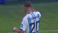 Nacho Miramón hizo su debut mundialista en la victoria de la Selección Argentina