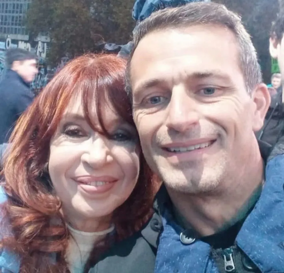 Bali Bucca integró el palco de dirigentes que acompañaron a Cristina Kirchner en Plaza de Mayo