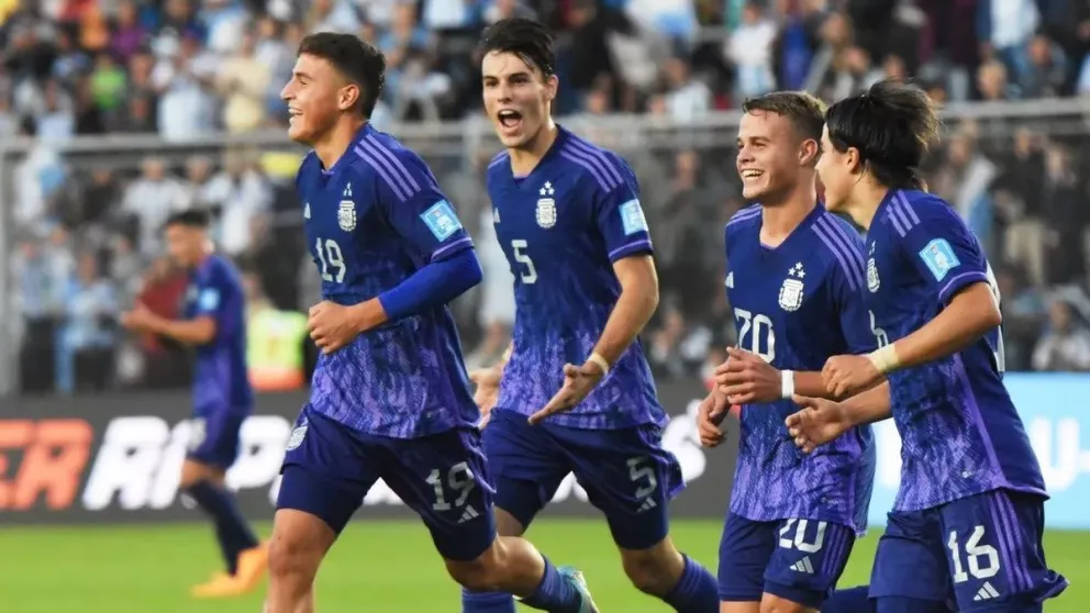 Mundial Sub 20: Argentina goleó a Nueva Zelanda con Nacho Miramón como titular