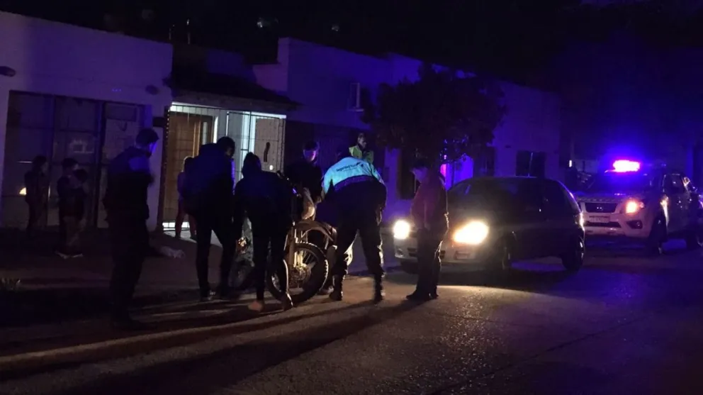 Se registró un accidente vehicular en Colón y Larrea
