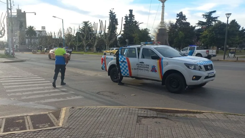 Un joven ciclista sufrió un accidente en San Martín y General Paz