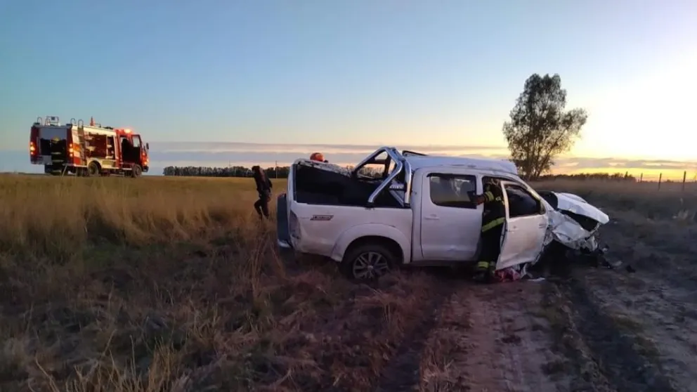 Accidente fatal en Ruta 3: falleció una beba tras el vuelco de una camioneta