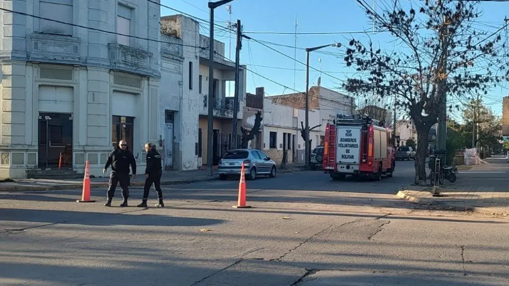 Se registró un incidente en el termotanque de un comercio céntrico
